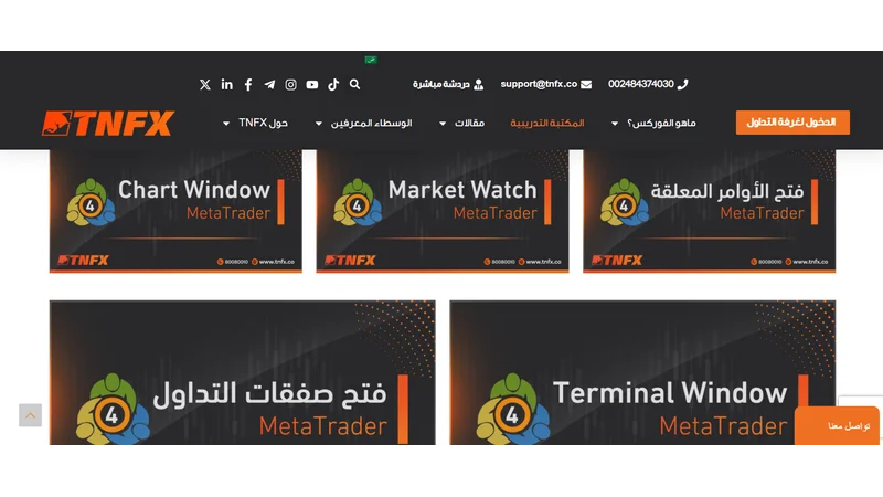 تقييم شركة tnfx لعام 2025 تقييم صادق وحقيقي 6 التعليم في شركة tnfx