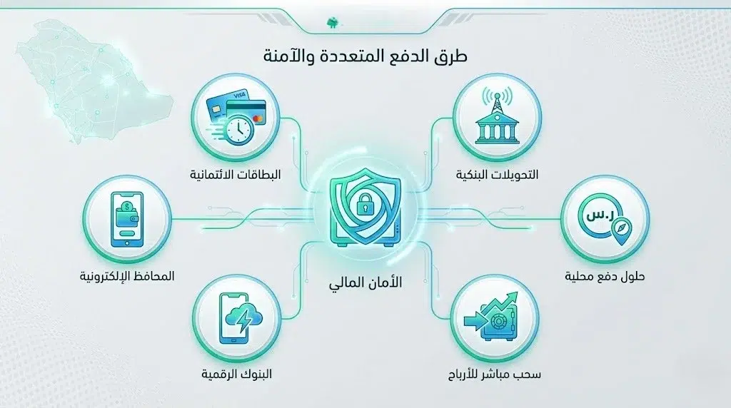 طرق الايداع والسحب في السعودية