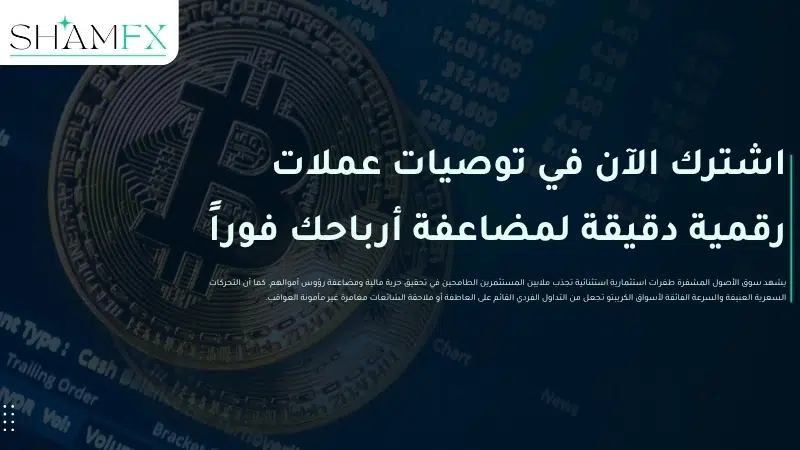 اشترك الآن في توصيات عملات رقمية دقيقة لمضاعفة أرباحك فوراً